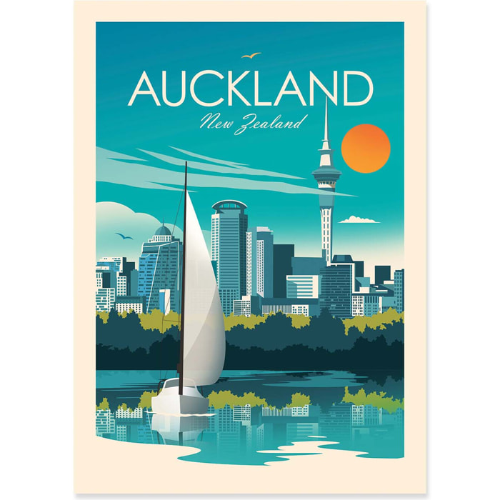 Affiche - Auckland - Studio Inception