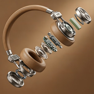 Cascos Bluetooth CR-10ANC, cancelación activa de ruido, batería de larga duración y conexión inalámbrica estable para música y llamadas.
