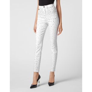 PHILIPP PLEIN Jegging de cintura alta