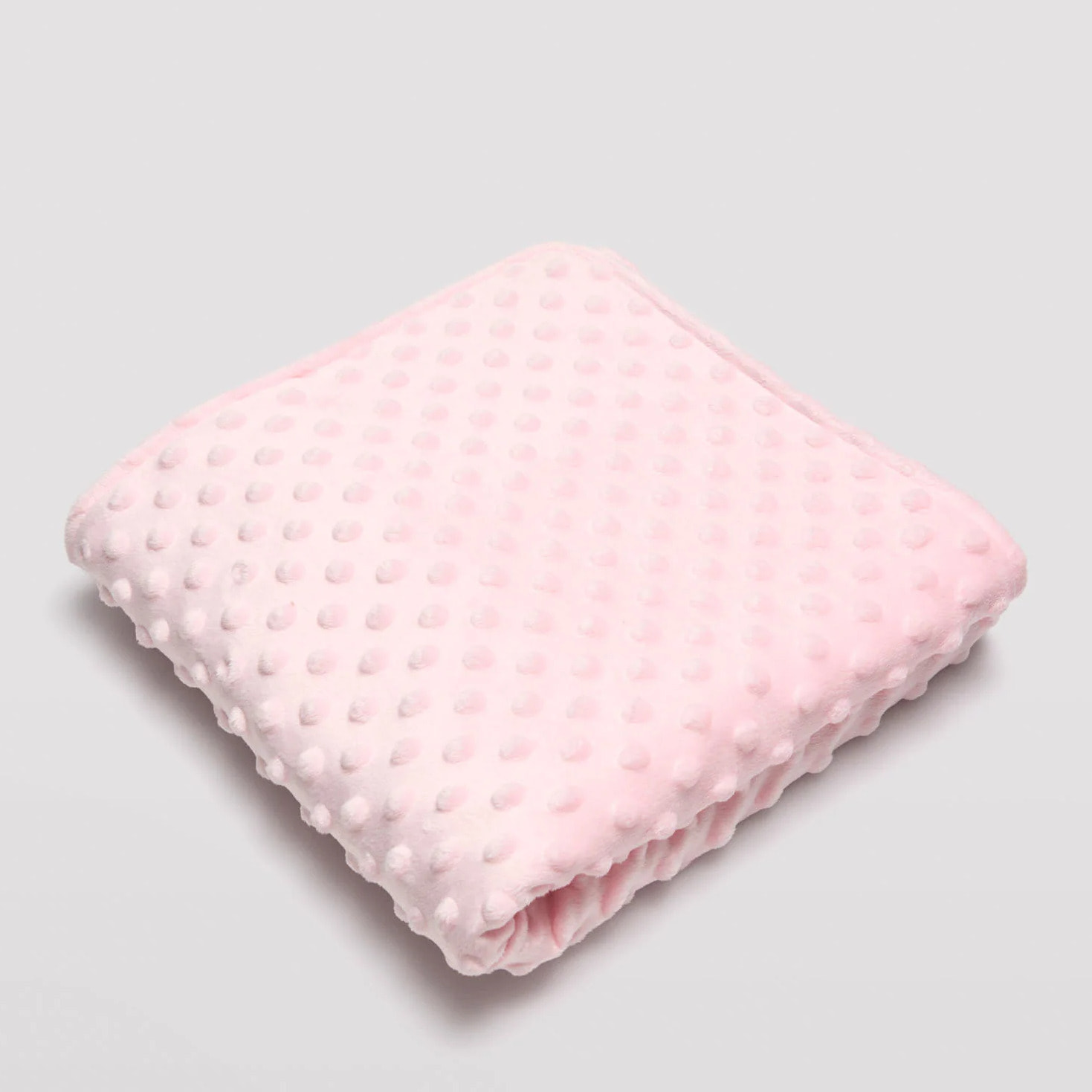 Copertina per neonato a pois rosa