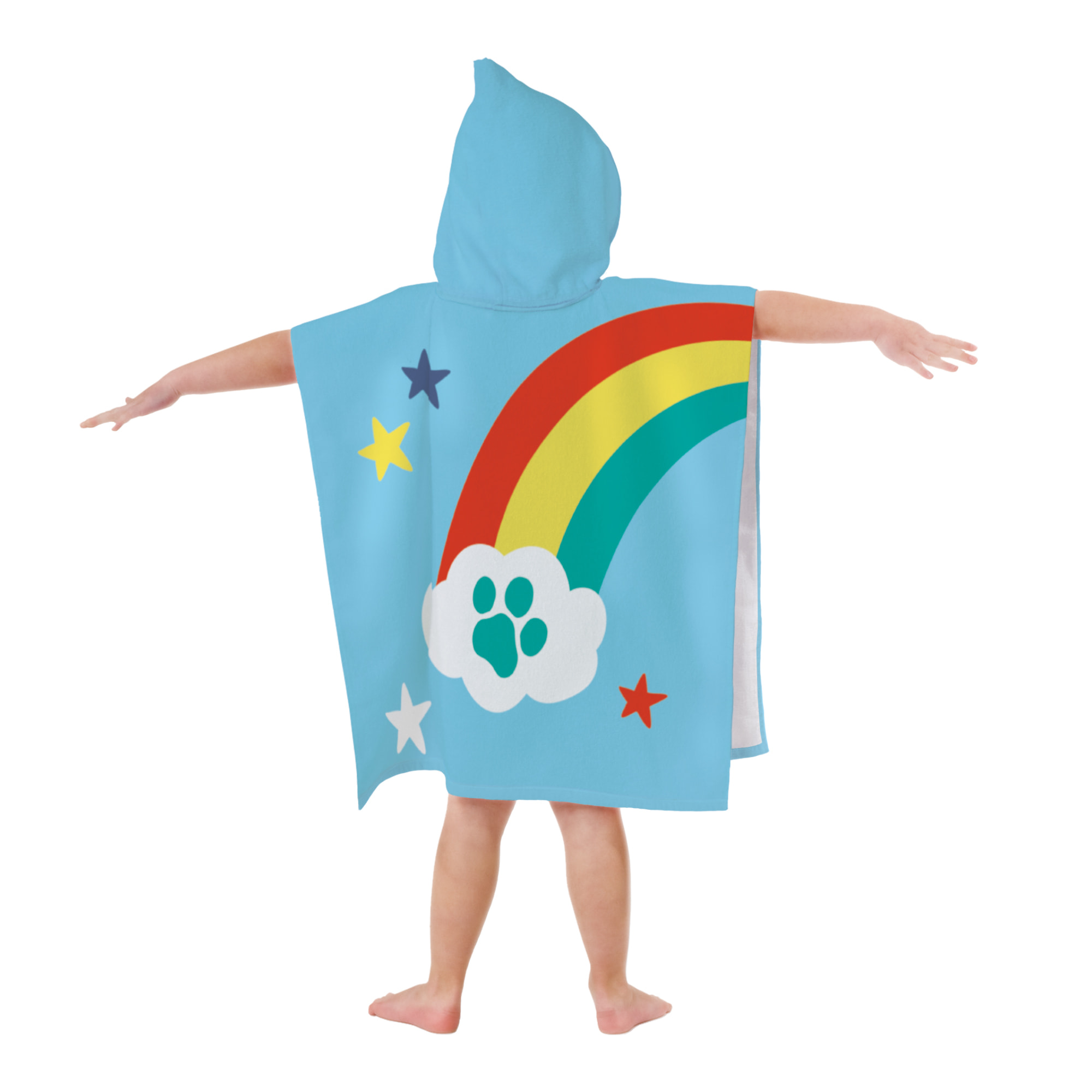 Cape de bain imprimée 100% coton, PAT PATROUILLE SUNSHINE