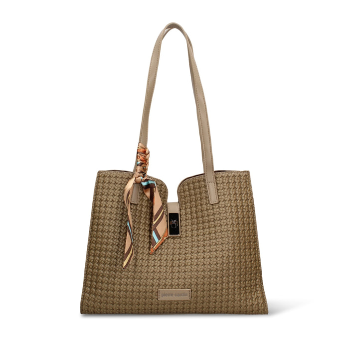 Borsa a mano da donna - Modello Edera Pro - Pelle vegana PU - 35.0 x 27.0 x 12.0 cm