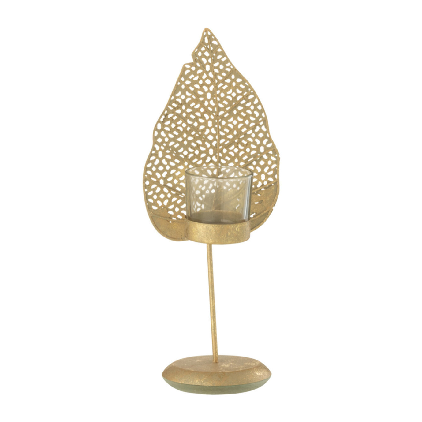 J-Line photophore Feuille - métal - or - small