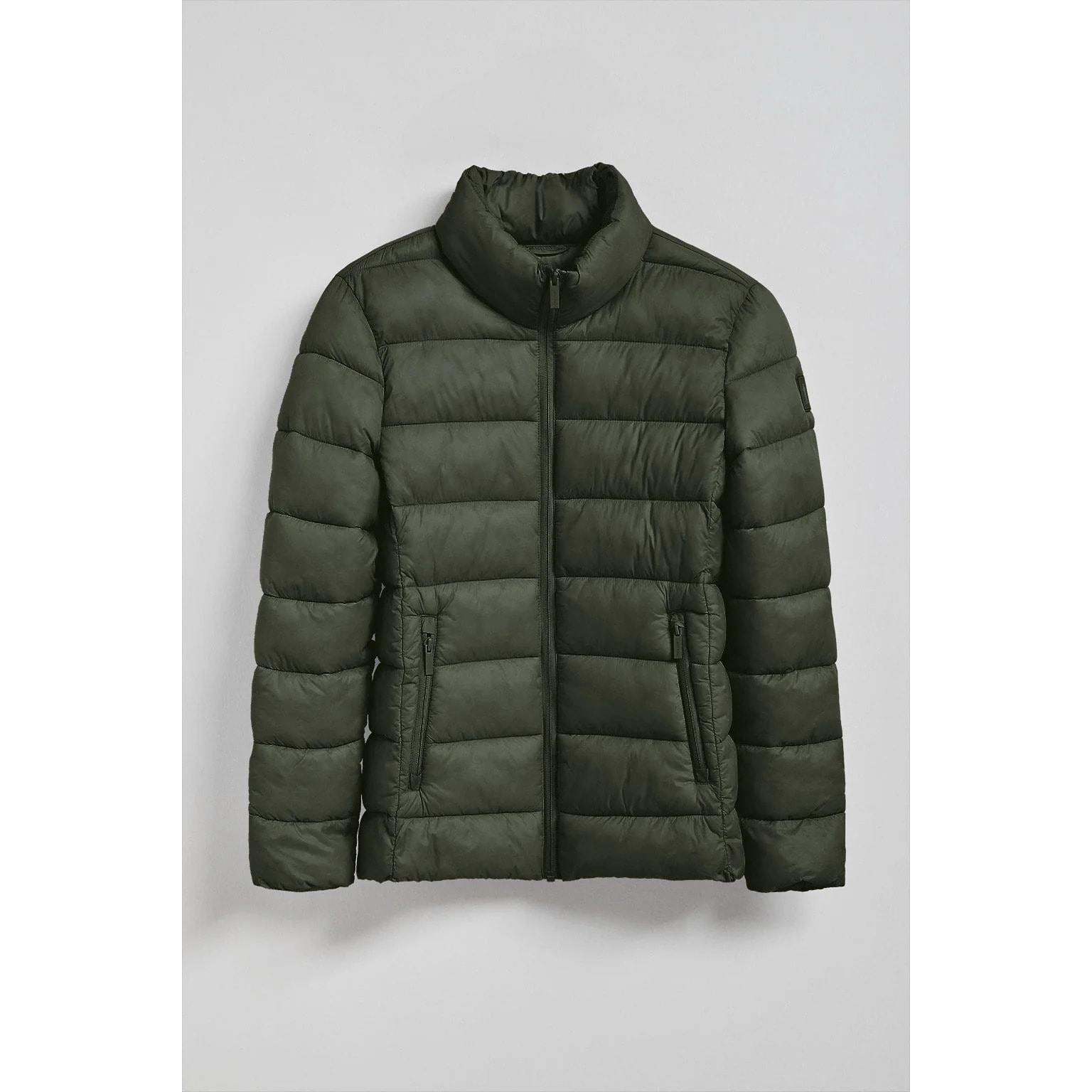 Chaqueta ultralight Susanne color verde con parche Rigby Go