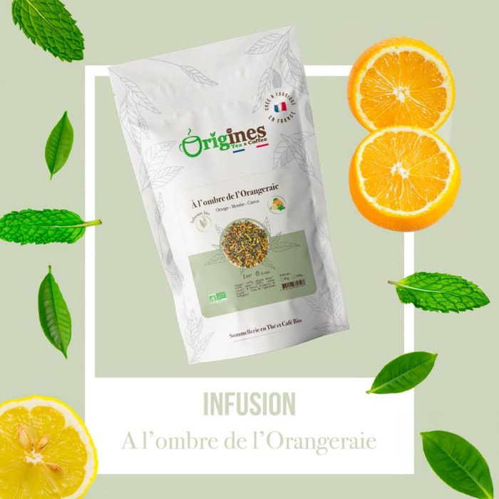 Infusion Bio À l'ombre de l'Orangeraie - Sachet 80g