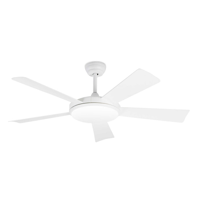 SAONA L LED Ventilatore de soffitto bianco DC