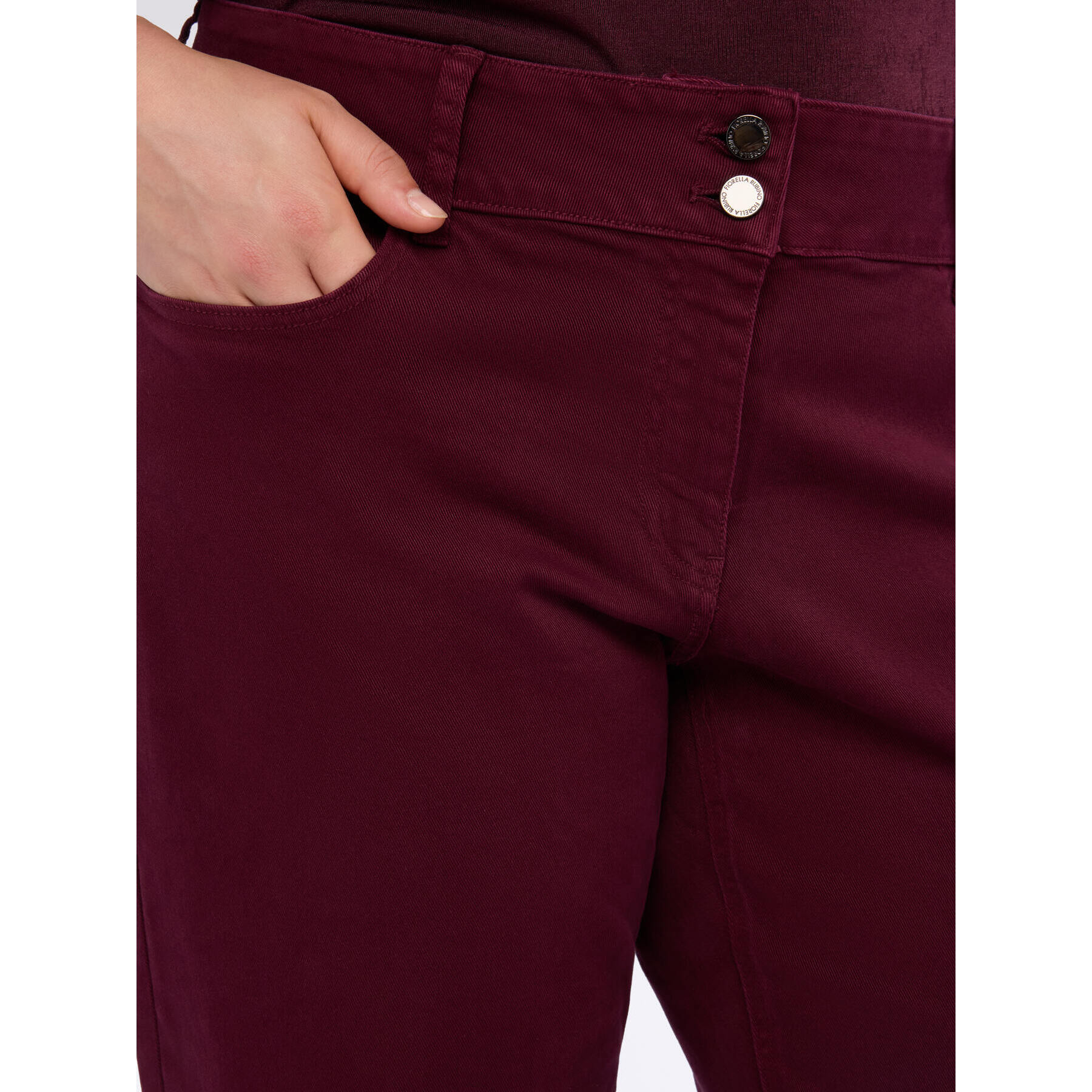 Fiorella Rubino - Jeans new regular regular burgundy - Bordeaux