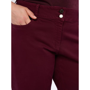 Fiorella Rubino - Jeans new regular regular burgundy - Bordeaux
