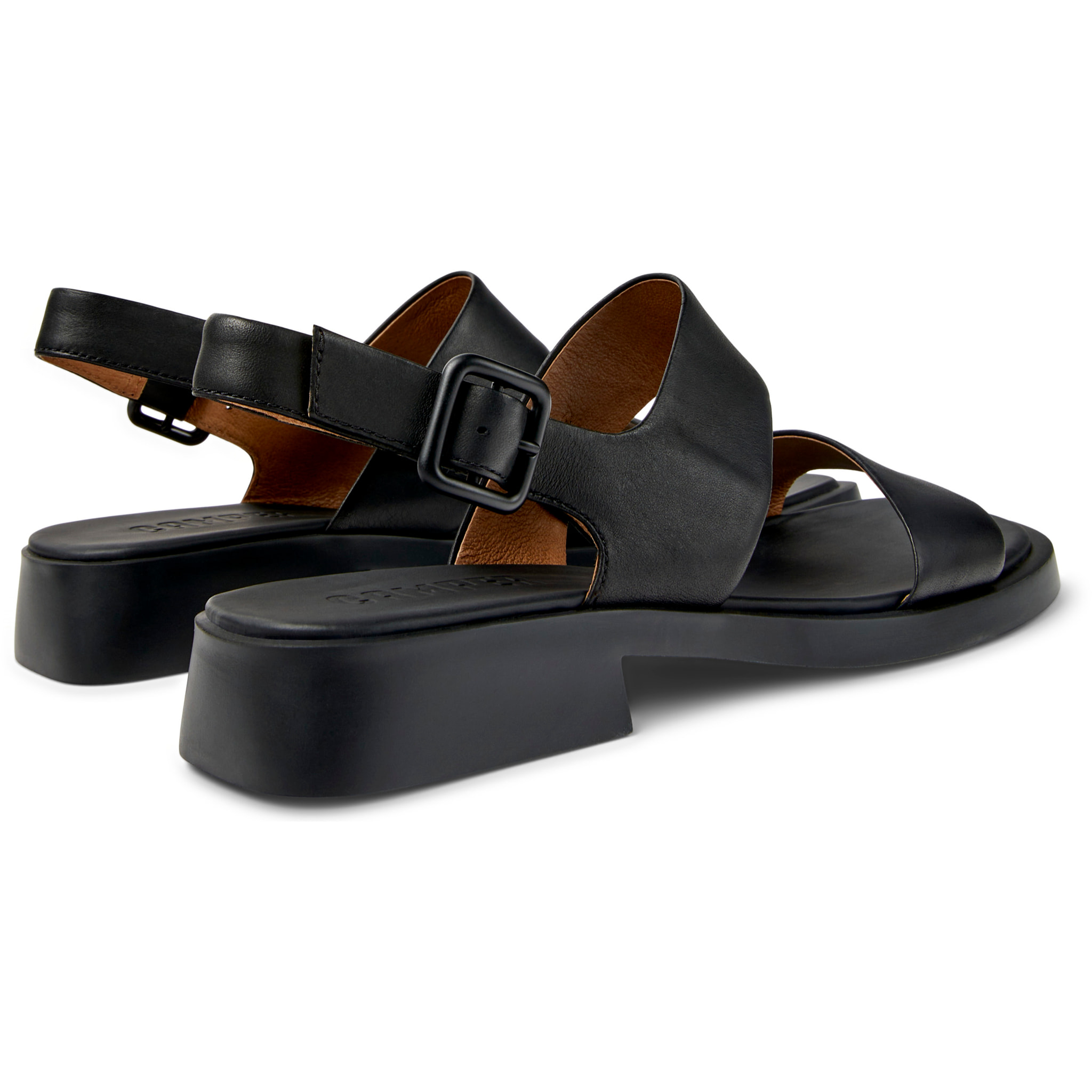 Sandalias - CAMPER Dana - Negro - Cuero liso