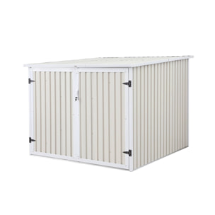 Abri à vélo acier galvanisé avec kit d'ancrage - 4 vélos NAVE