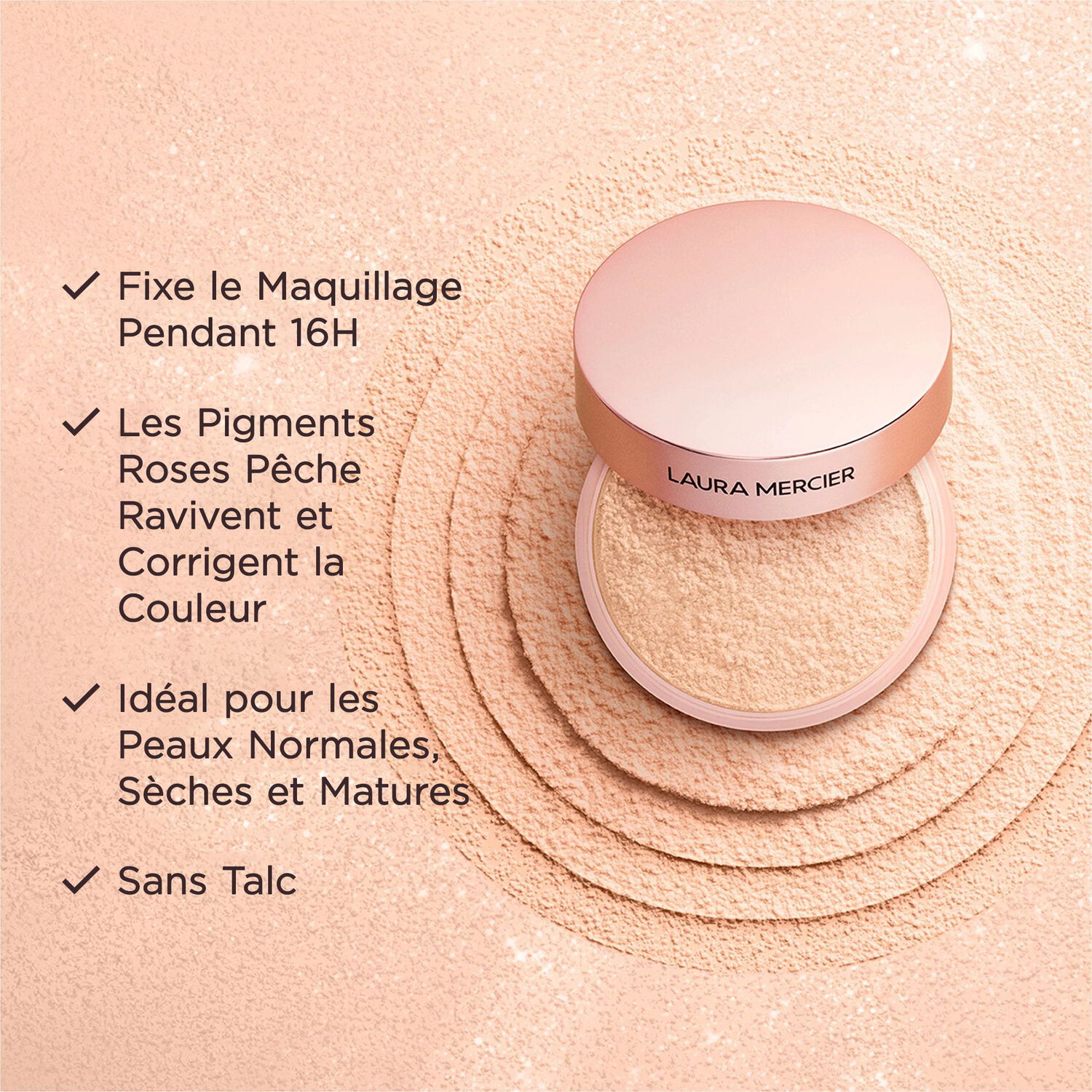 Translucent Loose Setting Powder - Poudre Fixante Ultra-Blur Tone-Up Rose 20 g