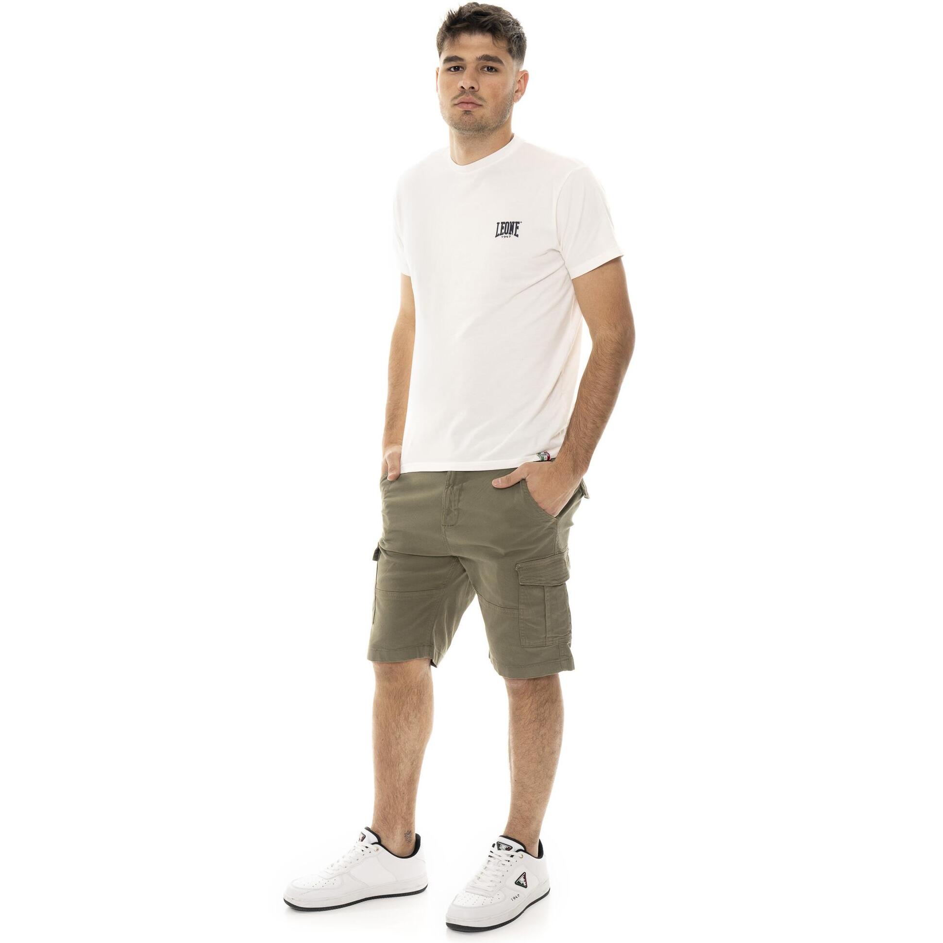 Pantalón corto cargo hombre Leone 1947 Apparel Easy sarga