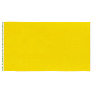 Toalla de playa velour amarillo benetton