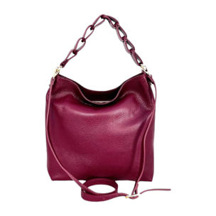 Borsa a spalla Cheval Firenze Lily Bordeaux