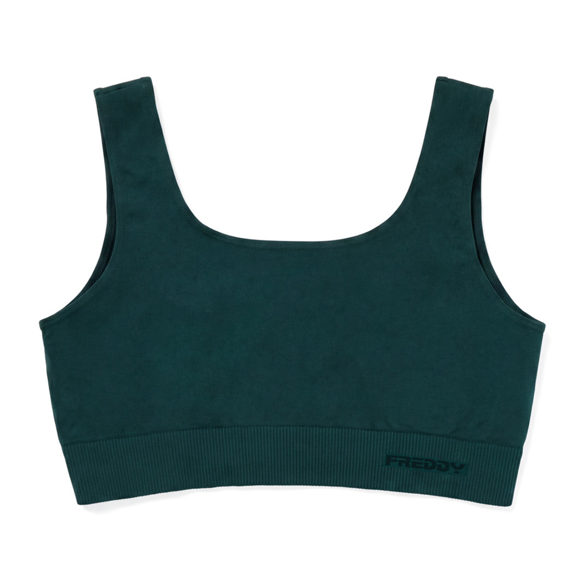 Top Sportivo Seamless con Fascia Sottoseno in costina