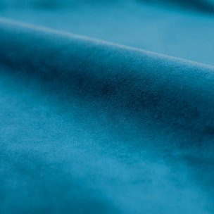 Lot de 2 chaises de bar 75 cm en velours bleu - Mazzia