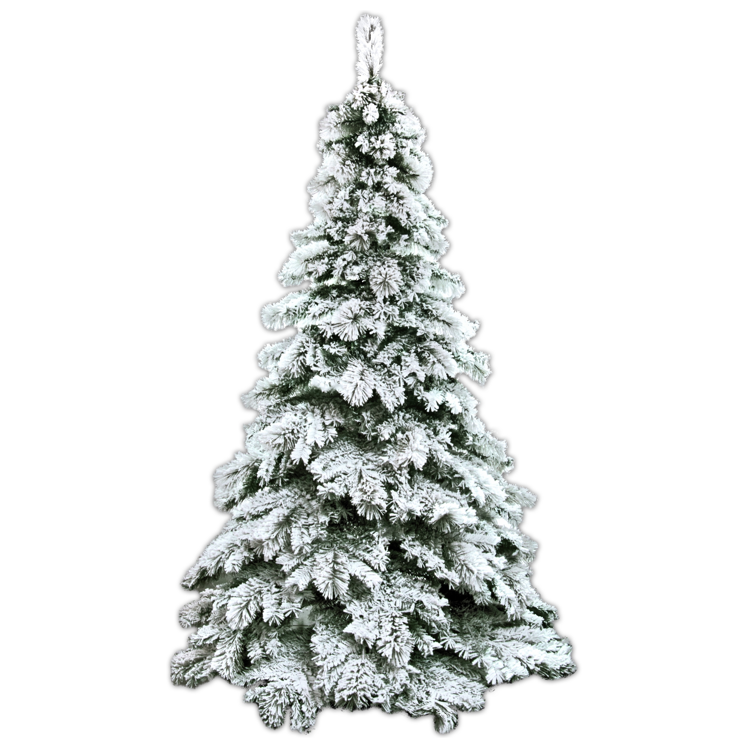 Albero Di Natale Innevato"Montebianco" - Altezza 240cm - Albero Realistico in PVC - Extra Folto con 1150 Rami