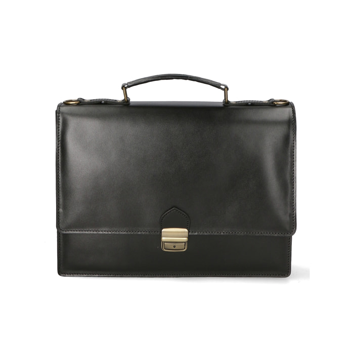 Borsa da lavoro Unisex Ivo in Vera Pelle Made in Italy 28x37,5x9 cm