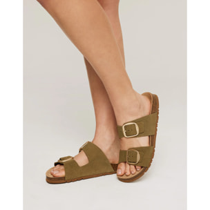 Sandalia Bio Caqui - Emerald