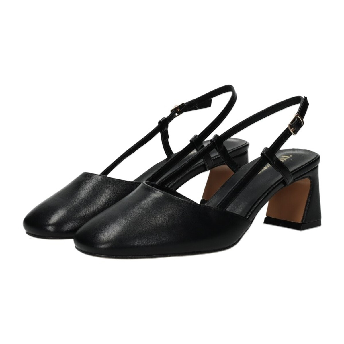 Décolleté sling back Donna Tata Italia Nero