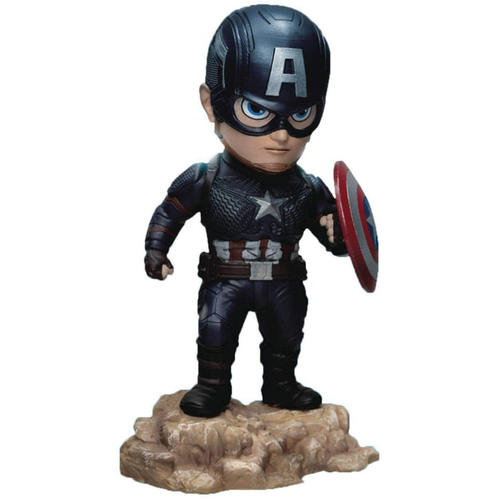 Avengers: Endgame Mini Uova Attack Figura Capitan America 7 Cm Beast Kingdom