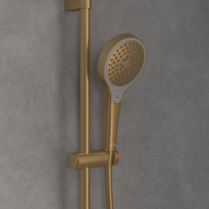 Ensemble de douche 3 jets Verve Showers Or brossé