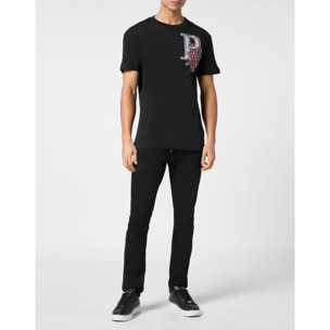 PHILIPP PLEIN T-Shirt Round Neck SKULL