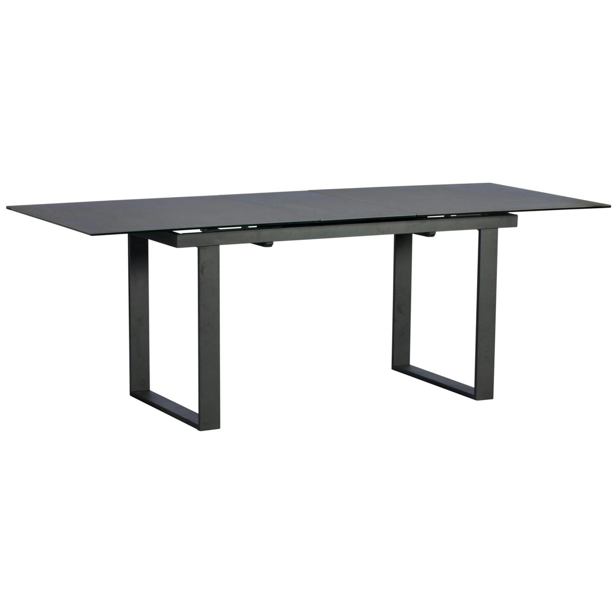 Table extensible 176/216 cm en céramique grise TORONTO