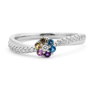 Anillo Zetrana acabado plata