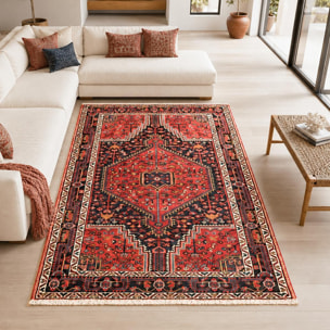 Tapis d'orient oriental, noué main en laine, ELIPO
