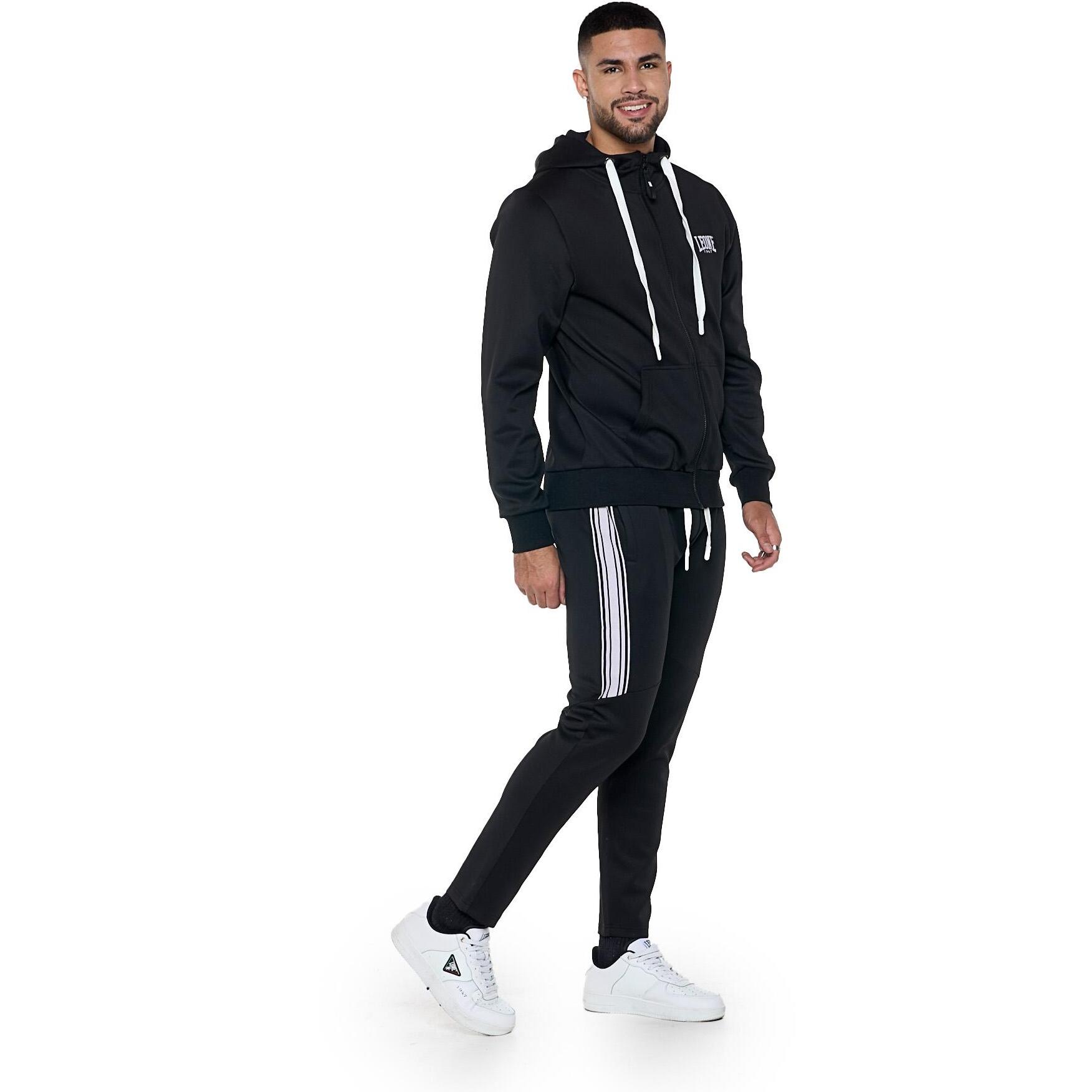 Tuta da uomo in tessuto tecnico con zip Leone 1947 Apparel "Tech"