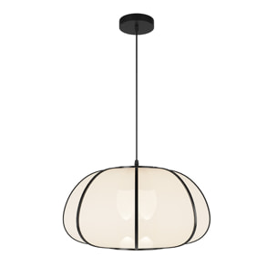 Suspension en bambou noir D38 cm - Hana