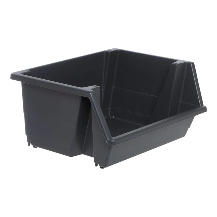 Tour de rangement Essentiels rectangulaire H.66cm noir