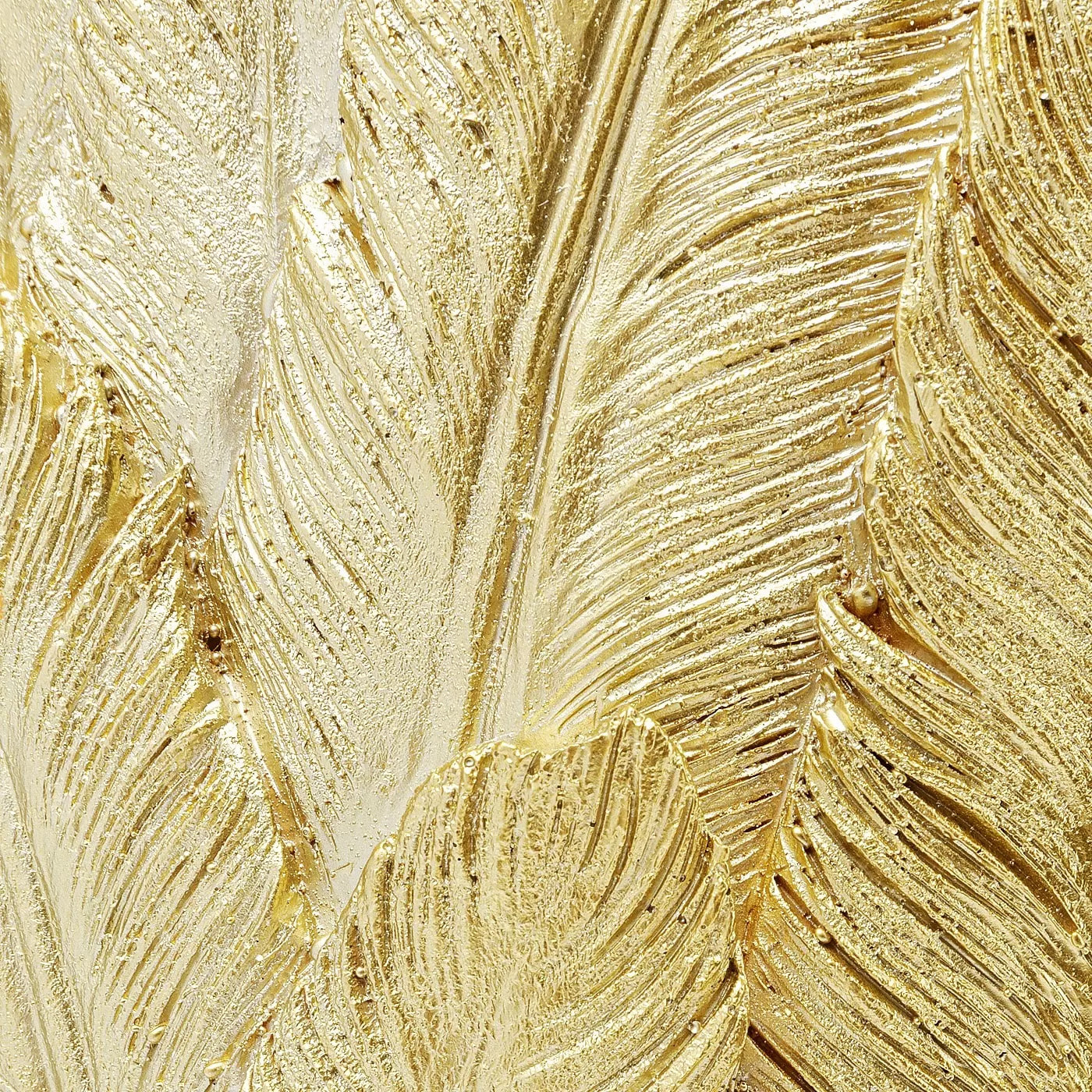 Vase plumes dorées XL 80cm Kare Design