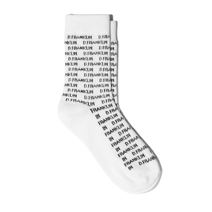 Calcetines Blancos Capital Logo  DF
