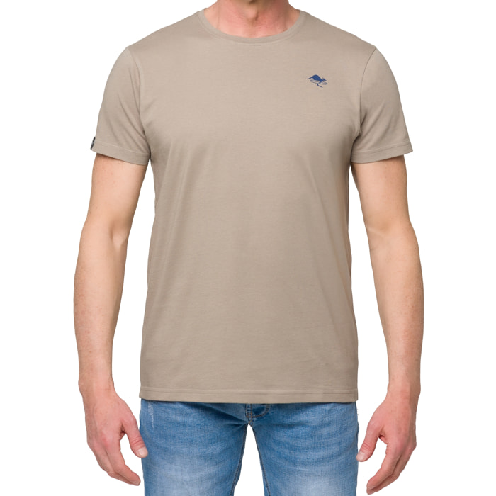 T-shirt in cotone 150 gr Hot Buttered Lizard Cachi