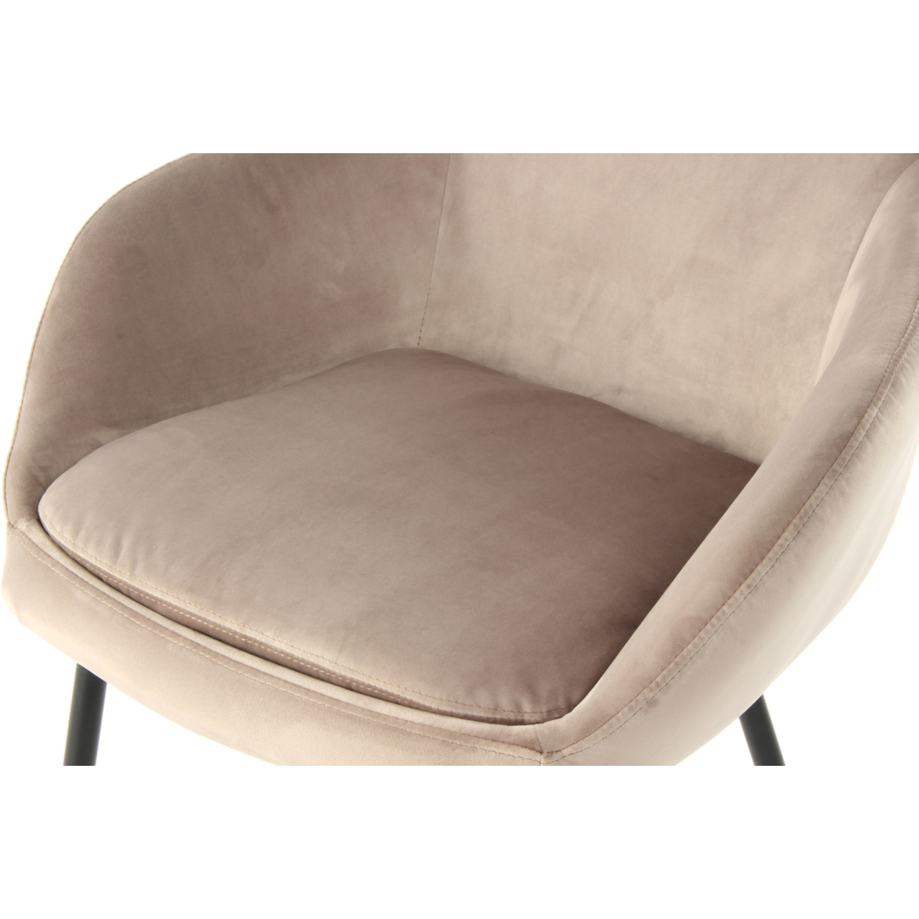 Set di 2 sedie Cobain 800 in velluto taupe
