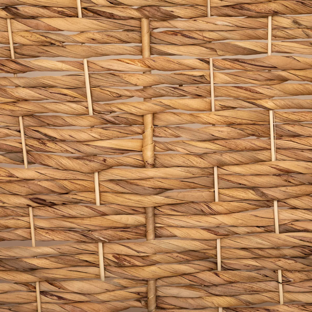 Tête de lit "Ori" - métal et jacinthe - H110 cm