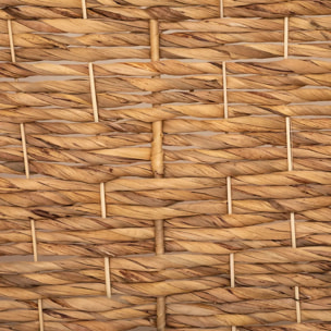 Tête de lit "Ori" - métal et jacinthe - H110 cm