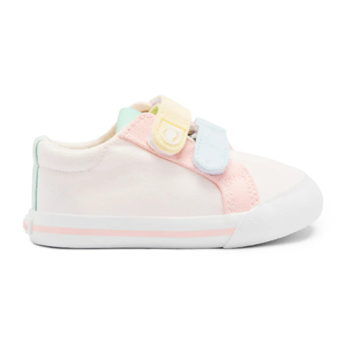 Scarpe sportive per neonati multicolore con scritta "Respectable"