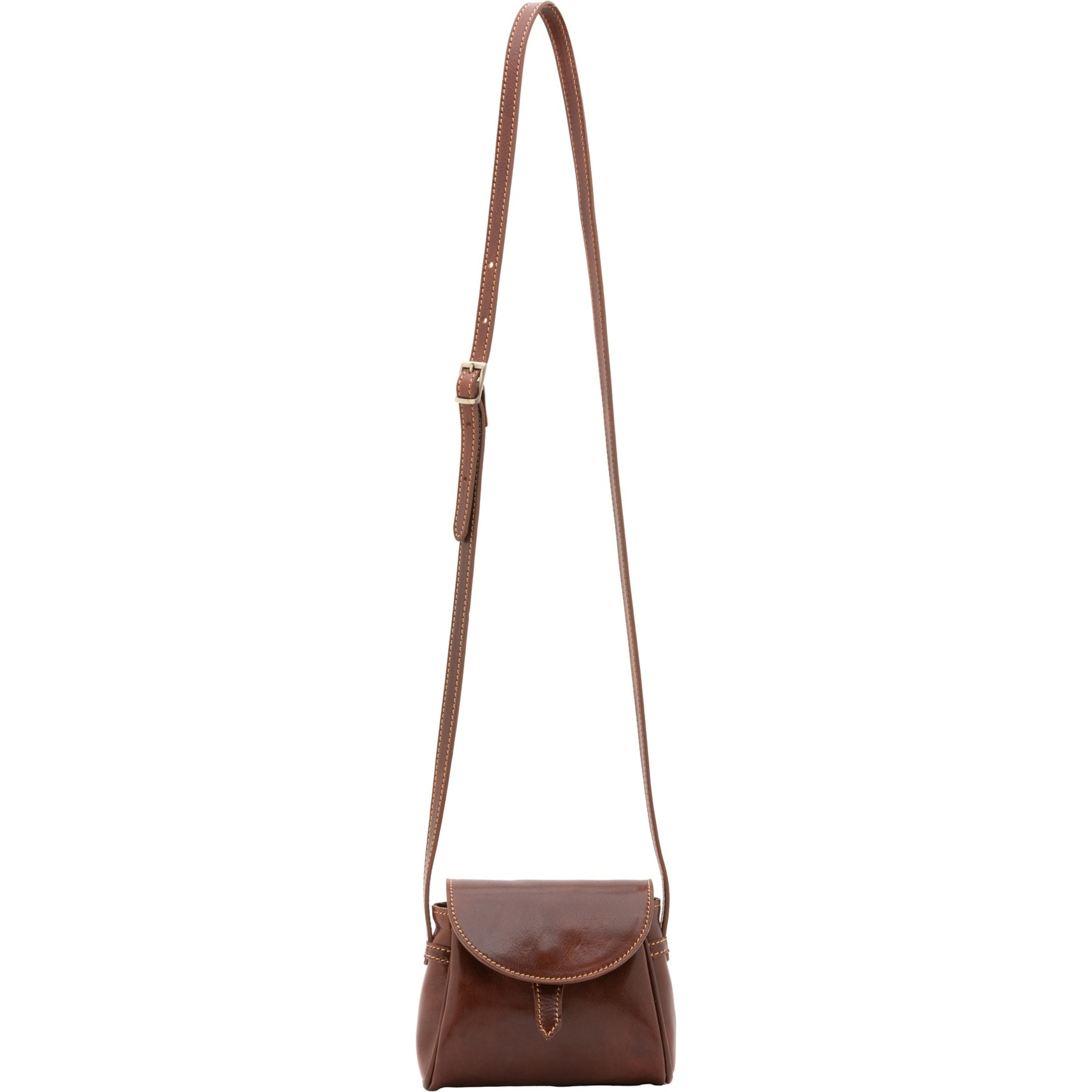 Borsa a tracolla da donna - Modello Seraphina Lux - Vera pelle - 14.0 x 18.0 x 7.0 cm