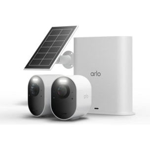 Caméra de surveillance ARLO Pack 2cam.ext. 4K Ultra3+panneau solaire
