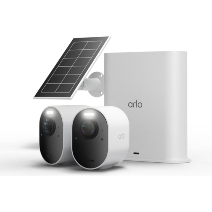 Caméra de surveillance ARLO Pack 2cam.ext. 4K Ultra3+panneau solaire