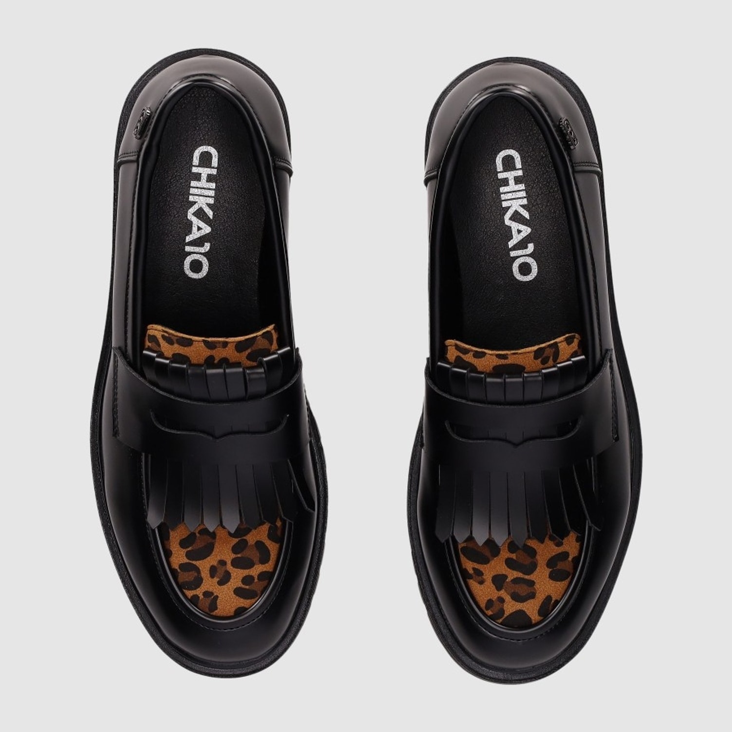Zapatos de Piel Sintética - Leopardo - Tacón: Bajo