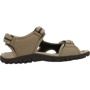 Sandalias Hombre de la marca GEOX  modelo UOMO SANDAL STRADA MARRON CLARO