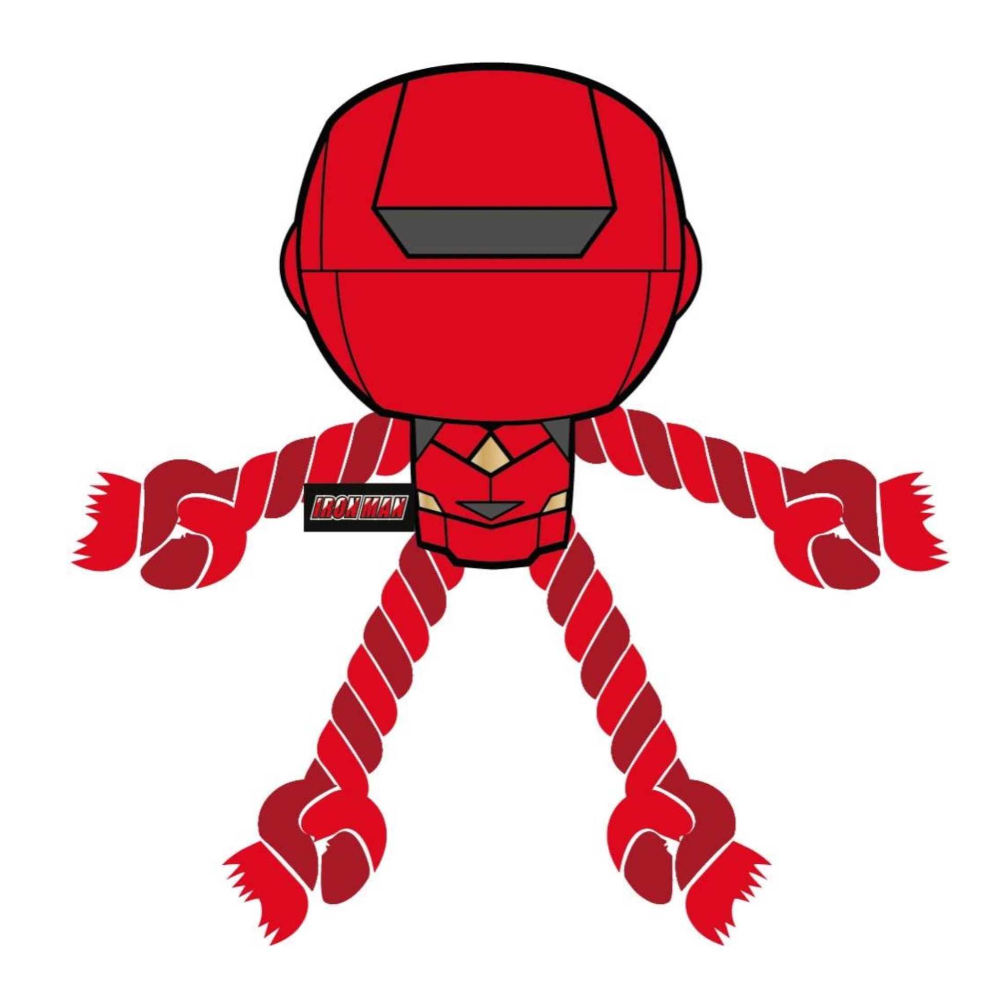 Juguete para perros cuerda diseño avengers iron man