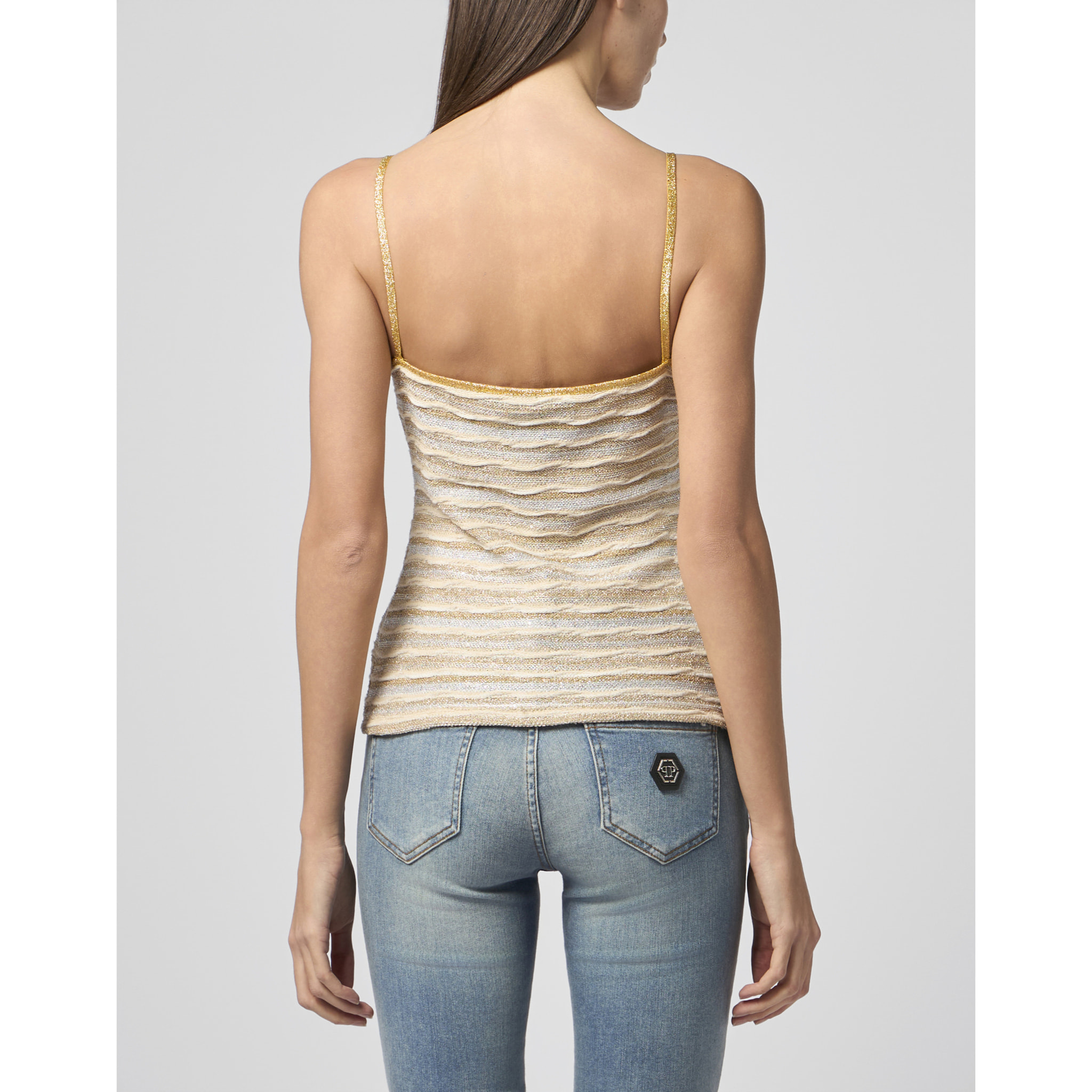 PHILIPP PLEIN Knitted Tank Top