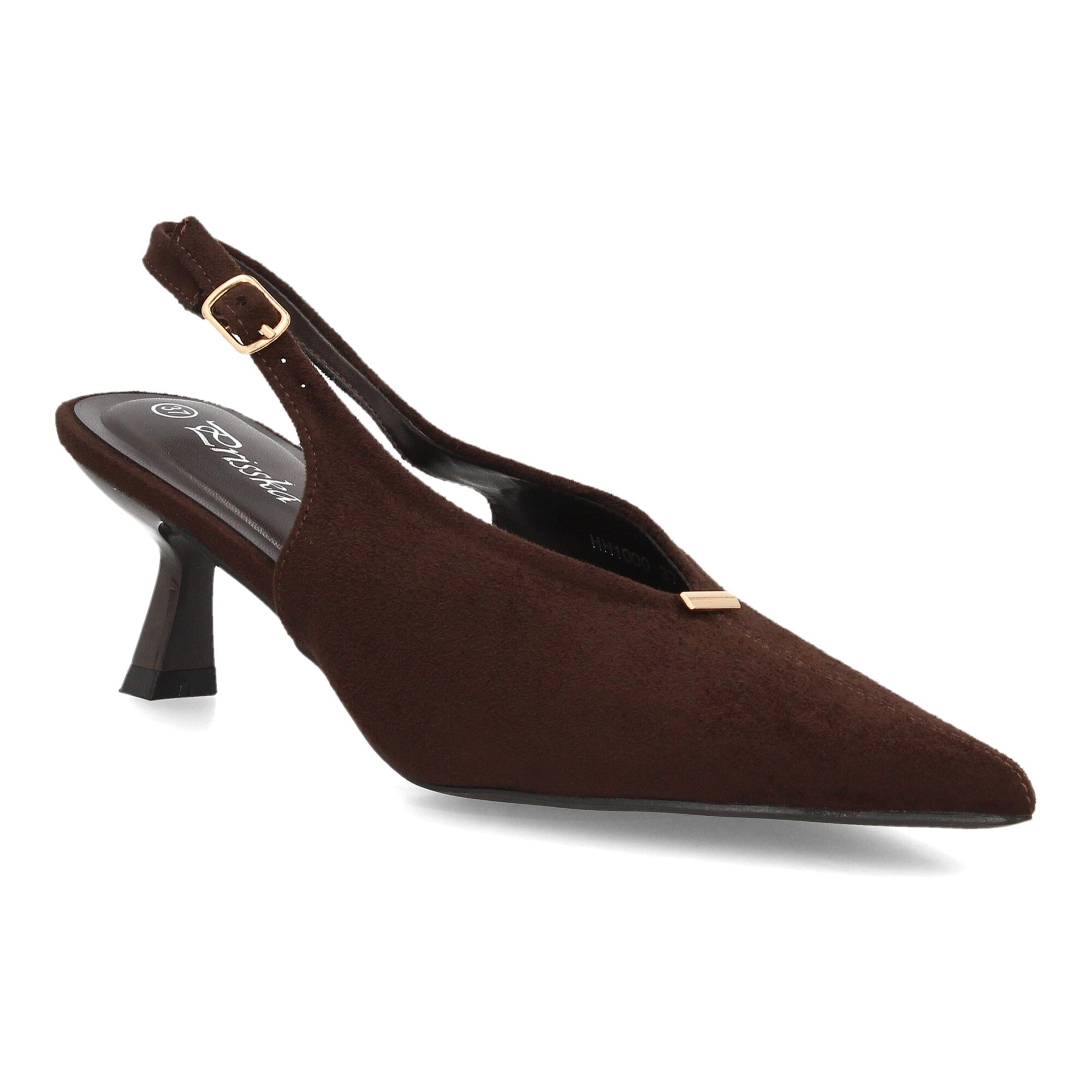 Zapatos slingback elegantes de tacón fino para mujer