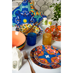 Set 6 Bicchieri Excelsa – Aurora, Vetro Multicolore