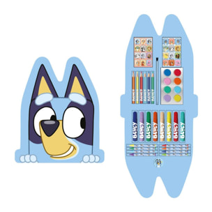 Set papelería coloreable caja bluey